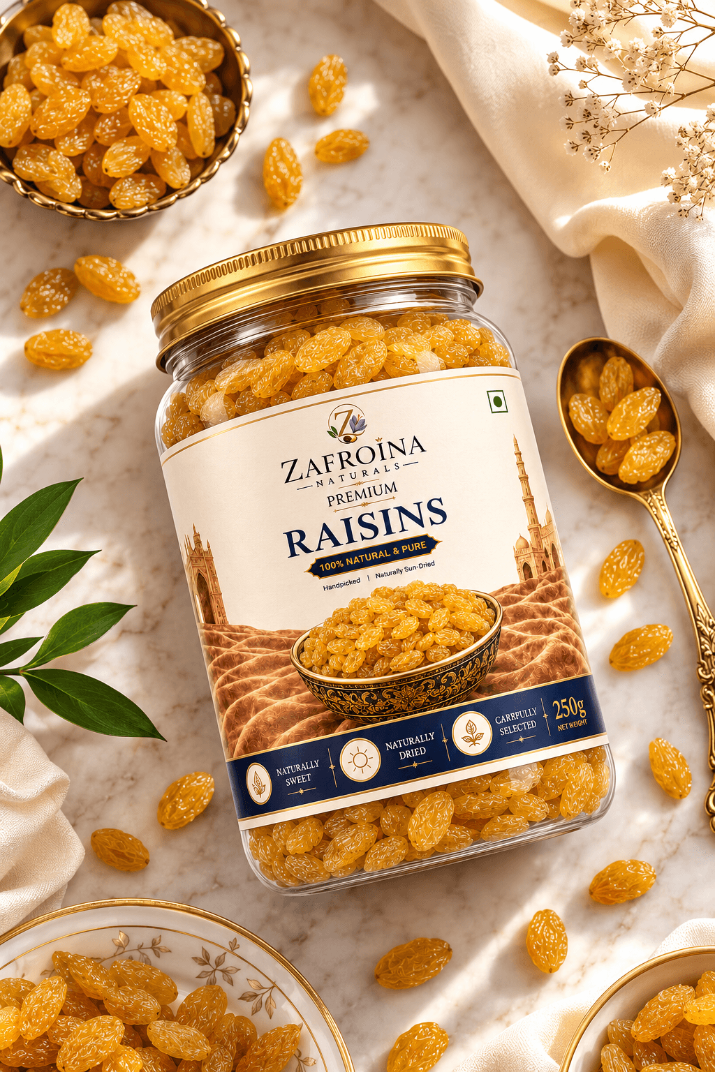 Premium Golden Kishmish (Raisins)
