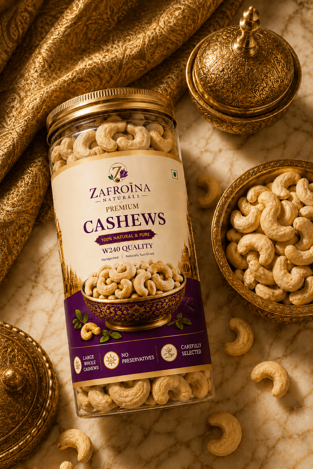 W210 King Size Cashews (500g)